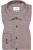 ETERNA Overhemd beige/bruin, Gestructureerd