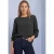 Blouse met ronde hals en gespdetail