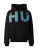 HUGO Sweatshirt ‘Nalfhood’  petrol / zwart
