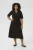 Jersey jurk Regular fit black