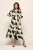 Sophie Print Jurk Zwart / Camel