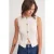 Geweven Crop Top met Knopdetails