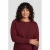 GREAT LOOKS gebreide trui met vleermuismouwen bordeaux