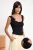 TRENDYOLMİLLA Dames Zwart Bloemen Mouwloos Getailleerd Blouses