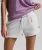 Organic Cotton Vintage Logo Jersey Shorts Lichtgrijs