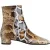 By Far Este Boot Snake Print Patent Leather