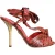 Dolce & Gabbana Koraal Exotische Leren Hakken Sandalen Schoenen