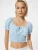 Koton Blouse  blauw / wit