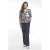 Zoso gebloemde blousetop donkerblauw
