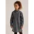 WE Fashion spijkerjurk met panterprint – grijs