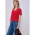 Street One Dames Blouse met koorddetail in Rood