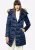 Wittchen Dames Donsjack met Asymmetrische Sluiting Marineblauw Nylon