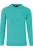 Marvelis Casual Trui ronde hals turquoise, Effen