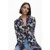 Desigual gebloemde blousejurk zwart