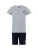 CR7 – Cristiano Ronaldo Nachtkledij ‘ Boys BASIC Short ‘  grijs gemêleerd / zwart