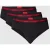 HUGO Slip met elastische band met logo in een set van 3 stuks