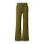 Q/S by s.Oliver corduroy wide leg regular waist broek olijfgroen