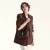 Furla leren schoudertas Goccia S donkerbruin