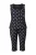 Ulla Popken Jumpsuit  zwart / wit