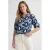 Geisha blouse donkerblauw