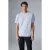 T-shirt met ronde hals en ribstructuur met ontspannen pasvorm