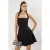 TRENDYOLMİLLA Dames Zwart Effen Kort / Mini Mouwloos Stijlvol/Avond Skater Jurken