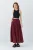 Hoge Taille Lange Rok met Zakken