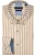 Giordano Ivy Overhemd lichtbruin, Gestreept