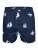 Happy Shorts Boxershorts  azuur / donkerblauw / lichtoranje / wit