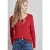 Street One Dames Fijn gebreide trui in Rood
