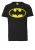 LOGOSHIRT Shirt ‘DC Comics – Batman Logo’  geel / zwart