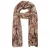 Mango sjaal met all over print bruin