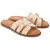 TOMS Sol Mule Leer Dames Champagne Sandalen