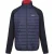 Regatta Heren Clumber IV Hybride Jas (Marine/gevaarlijk rood)
