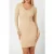 GUESS Es Isabella Ls Dress Travertine Sand Mult