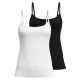 CALIDA Onderhemd  zwart / wit