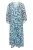 ICHI Blousejurk ‘Ely’  blauw / zwart / wit