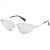 AllSaints Trinity Sunglasses Silver/black