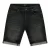 Cars slim short black denim