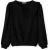Gestoffeerde Frilly Ronde Hals Blouse