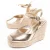 Montevita Espadrilles Met Sleehak Balenci Goud