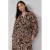 s.Oliver Curve bohemian jurk met paisley print donkerbruin