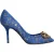 Dolce & Gabbana Blauw Taormina Kanten DEVOTIE Pump Schoenen