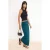 TRENDYOLMİLLA Dames Groen Effen Maxi Ballon rok Zeemeermin Rokken