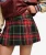 Mini Geplooide Skort Blauw
