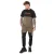 T-shirt met twee kleuren en geborduurd logo Sixth June