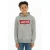Levi’s Kids hoodie Batwing met logo grijs melange