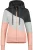 alife & kickin Sweatvest ‘SteffiAK’  grijs gemêleerd / perzik / zwart