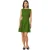 Scotch & Soda Boat Neck Dress Garden Green