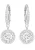 Swarovski Oorbellen ‘Una’  zilver
